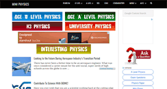 Desktop Screenshot of miniphysics.com